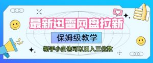 最新迅雷网盘拉新,保姆级教学,新手小白也可以日入三位数-风淘社