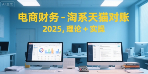 电商财务-淘系天猫对账2025,理论+实操-风淘社