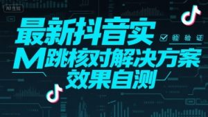 最新抖音实M跳核对解决方案,效果自测-风淘社