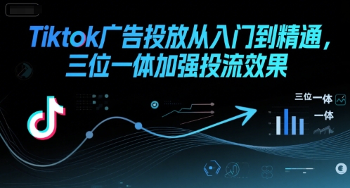Tiktok广告投放从入门到精通,三位一体加强投流效果-风淘社
