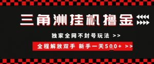 三角洲全自动挂G撸金,新手轻松一天5张+,无脑搬砖【揭秘】-风淘社