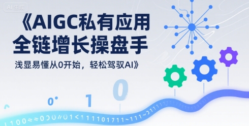AIGC私有化应用全链增长操盘手,浅显易懂从0开始,轻松驾驭AI-风淘社