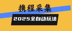 2025携程信息采集全自动玩法，高单价，零人工，全天开干【揭秘】-风淘社