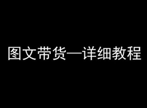 抖音图文带货详细教程,简单易上手,小白都能学会-风淘社
