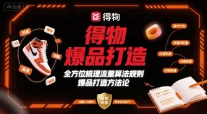 得物爆品打造，全方位梳理得物流量算法规则爆品打造规则-风淘社