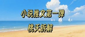 小说推文项目操作全流程第一弹，0粉就能做，门槛低非常适合新手-风淘社