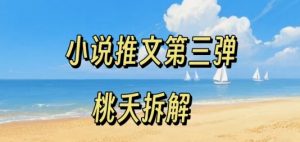 小说推文项目操作全流程第三弹，0粉就能做，门槛低非常适合新手-风淘社
