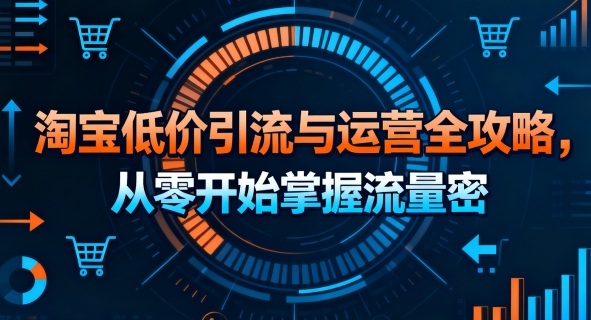 淘宝低价引流与运营全攻略,从零开始掌握流量密码-风淘社
