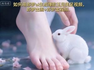 如何用即梦ai生成爆款玉足美足视频,即梦出图+即梦出视频,快速涨粉-风淘社