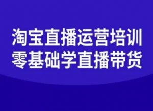 淘宝直播运营培训-零基础学会直播卖货-风淘社