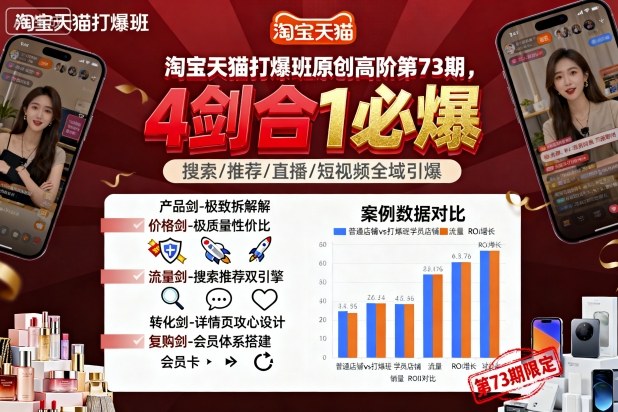 淘宝天猫打爆班原创高阶第73期,4剑合1必爆-风淘社