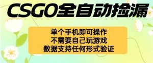 自动挂G捡漏,不用自己挂G不用玩游戏,一个手机即可操作,新手小白轻松月入1W+【揭秘】-风淘社