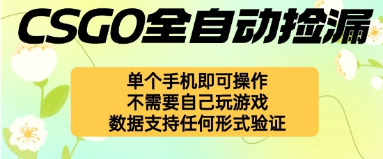 自动挂G捡漏,不用自己挂G不用玩游戏,一个手机即可操作,新手小白轻松月入1W+【揭秘】-风淘社