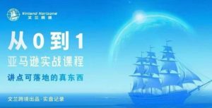 从0-1亚马逊实战课程,亚马逊从0-1,从1-10实操变现-风淘社