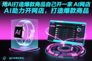 用AI打造爆款商品自己开一家AI网店,AI助力开网店,打造爆款商品-风淘社