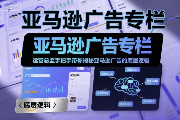 亚马逊广告专栏:运营总监手把手带你揭秘亚马逊广告的底层逻辑-风淘社
