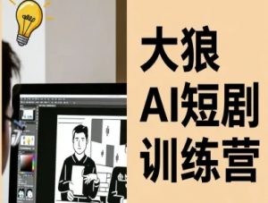 大狼AI短剧训练营-短剧课程(更新中)-风淘社