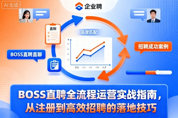 BOSS直聘全流程运营实战指南，从注册到高效招聘的落地技巧-风淘社