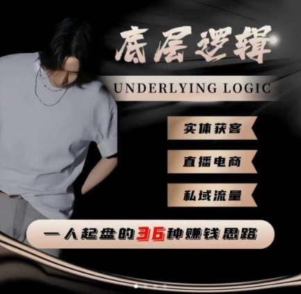 一个人起盘的底层逻辑,私域流量-直播电商-实体获客,一人起盘的36种賺钱思路-风淘社