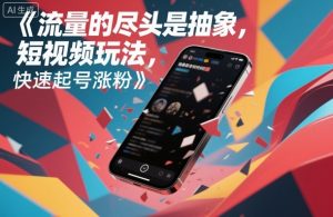流量的尽头是抽象,抽象新奇特短视频玩法,快速起号涨粉-风淘社