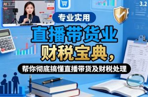 直播带货业财税宝典,帮你彻底搞懂直播带货及财税处理-风淘社