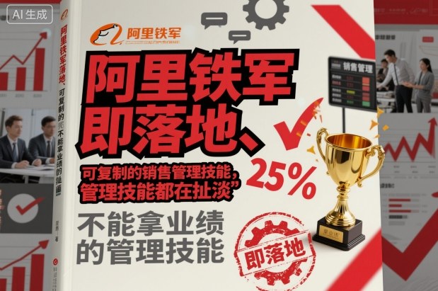 阿里铁军即落地、可复制的销售管理技能，不能拿业绩的管理技能都在扯淡-风淘社