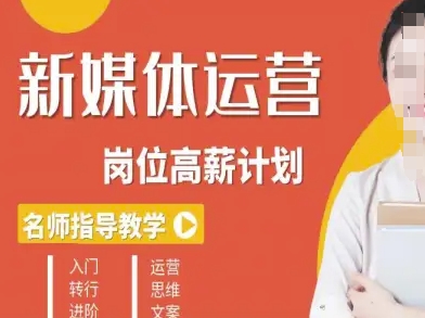 新媒体运营高薪升核培养计划，入门-转行-进阶-风淘社