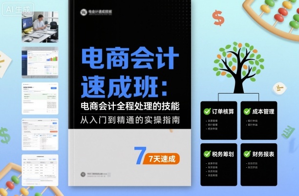 电商会计速成班,电商会计全程处理的技能-风淘社
