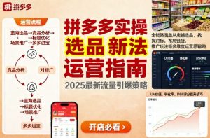 王校长9月12拼多多实操新玩法,全链路涵盖从店铺选品、找对标,布局链接,推广玩法等多维度运营思路(更新)-风淘社