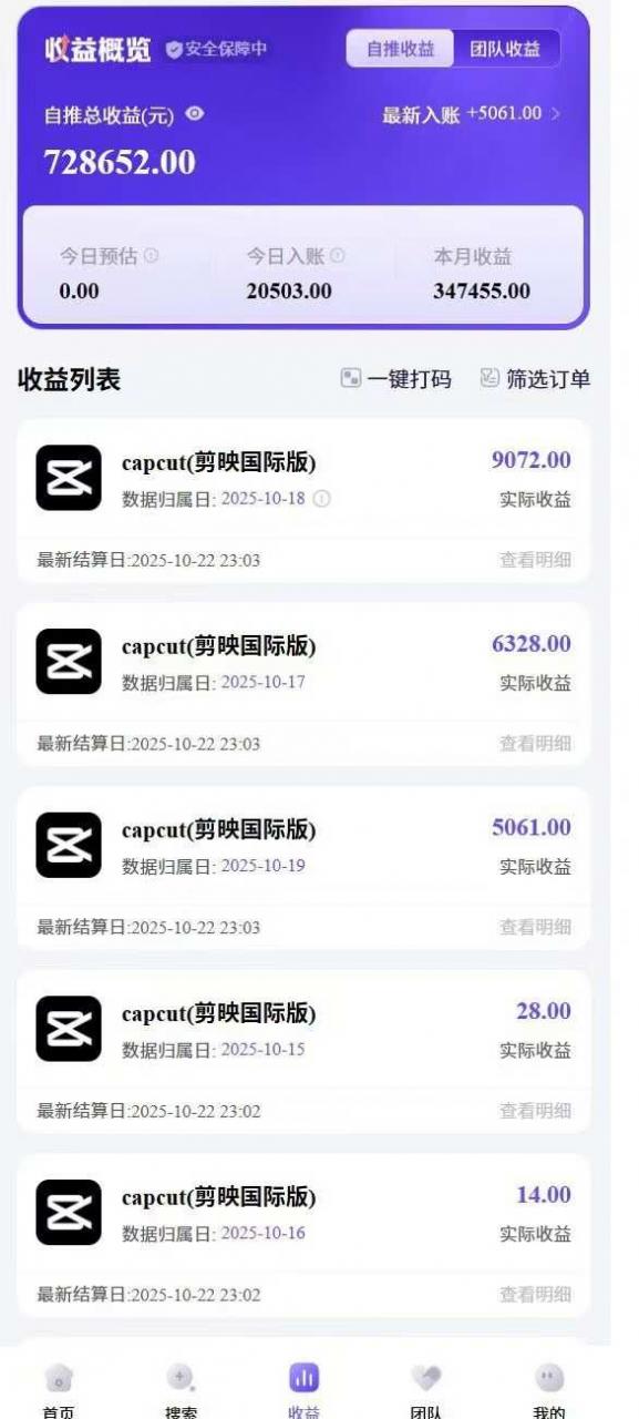 2025风口TK剪映capcut拉新项目,极限高客单,市场空白,2025下半年真正的蓝海项目-风淘社