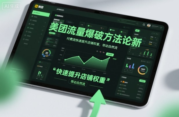 美团流量爆破方法论，付费流快速提升店铺权重，带动自然流-风淘社