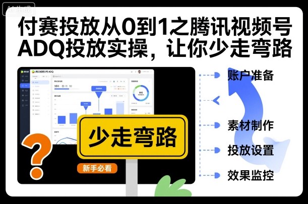 付赛投放从0到1之腾讯视频号ADQ投放实操,让你少走弯路-风淘社