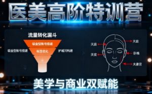 0-1000W医美高阶特训营课程,美学与商业双赋能-风淘社