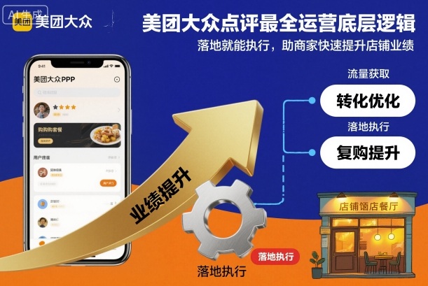 美团大众点评最全运营底层逻辑,落地就能执行,助商家快速提升店铺业绩-风淘社