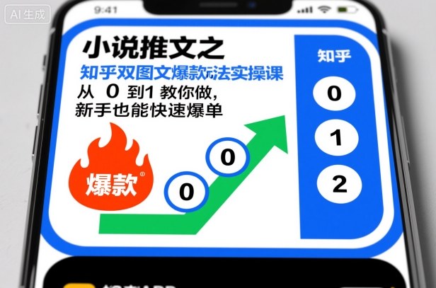 小说推文之知乎双图文爆款玩法实操课，从0到1教你做，新手也能快速爆单-风淘社