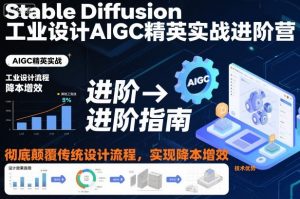 Stable Diffusion工业设计AIGC精英实战进阶营,彻底颠覆传统设计流程,实现降本增效-风淘社