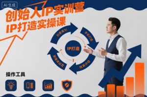 创始人IP实训营,IP打造实操课-风淘社