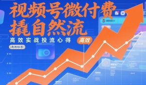 视频号微付费撬自然流,高效实战投流心得-风淘社