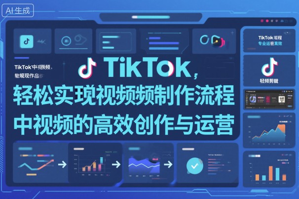 TikTok中视频制做流程,轻松实现Tk中视频的高效创作与运营-风淘社