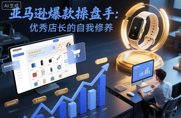 亚马逊爆款操盘手:优秀店长的自我修养-风淘社