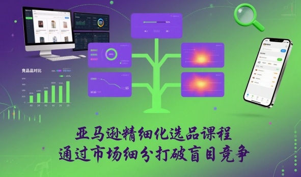 亚马逊精细化选品课程,通过市场细分打破盲目竞争-风淘社