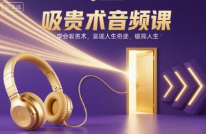 吸贵术音频课，学会吸贵术，实现人生奇迹，破局人生-风淘社