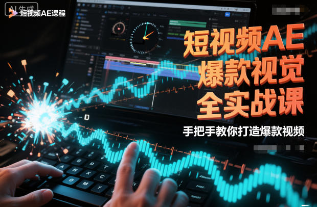短视频AE爆款视觉全实战课,手把手教你打造爆款视频-风淘社