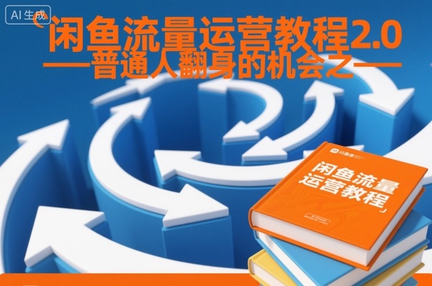 闲鱼流量运营教程2.0——普通人翻身的机会之一-风淘社