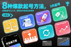 8种爆款起号方法，0基础都可以上手，爆款起号就是这样简单-风淘社