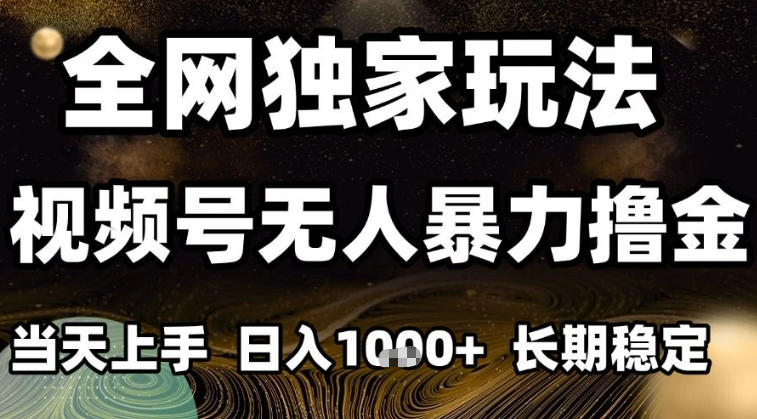 年底最新独家视频号无人直播撸礼物，小白也能轻松日入1k+，长期稳定，可批量复制【揭秘】-风淘社