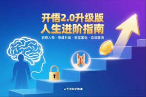 开悟2.0升级版人生进阶指南,洞察人性-思维升级-财富密码-自我圆满-风淘社