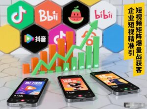 企业短视频精准引流矩阵获客，短视频矩阵爆量战法-风淘社