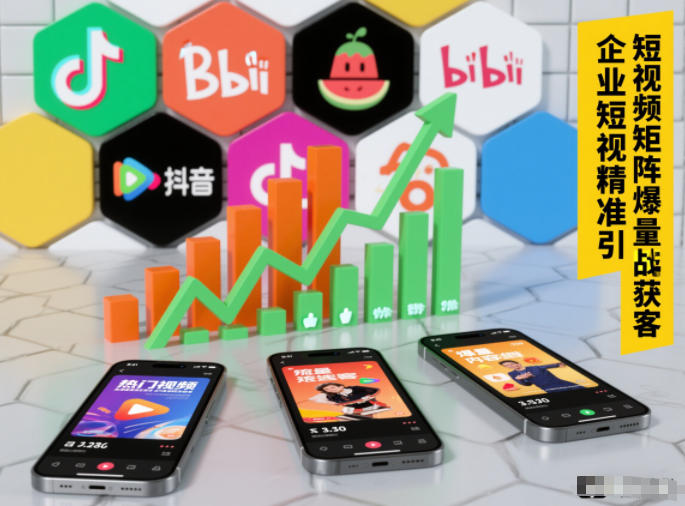 企业短视频精准引流矩阵获客，短视频矩阵爆量战法-风淘社