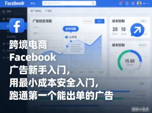 跨境电商Facebook广告新手入门,用最小成本安全入门,跑通第一个能出单的广告-风淘社